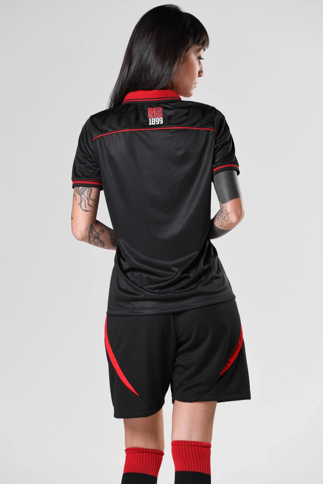 Camisa Jogo 3 2025 Esporte Clube Vitória Feminina Preta Volt
