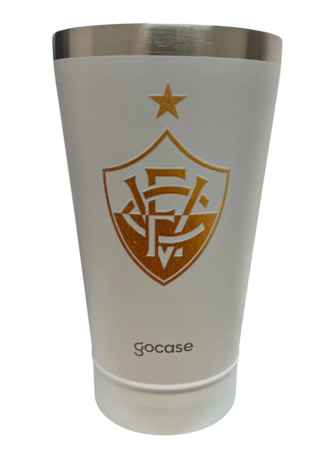 Copo Termico Gocase 470 Ml Escudo Dourado Vitória