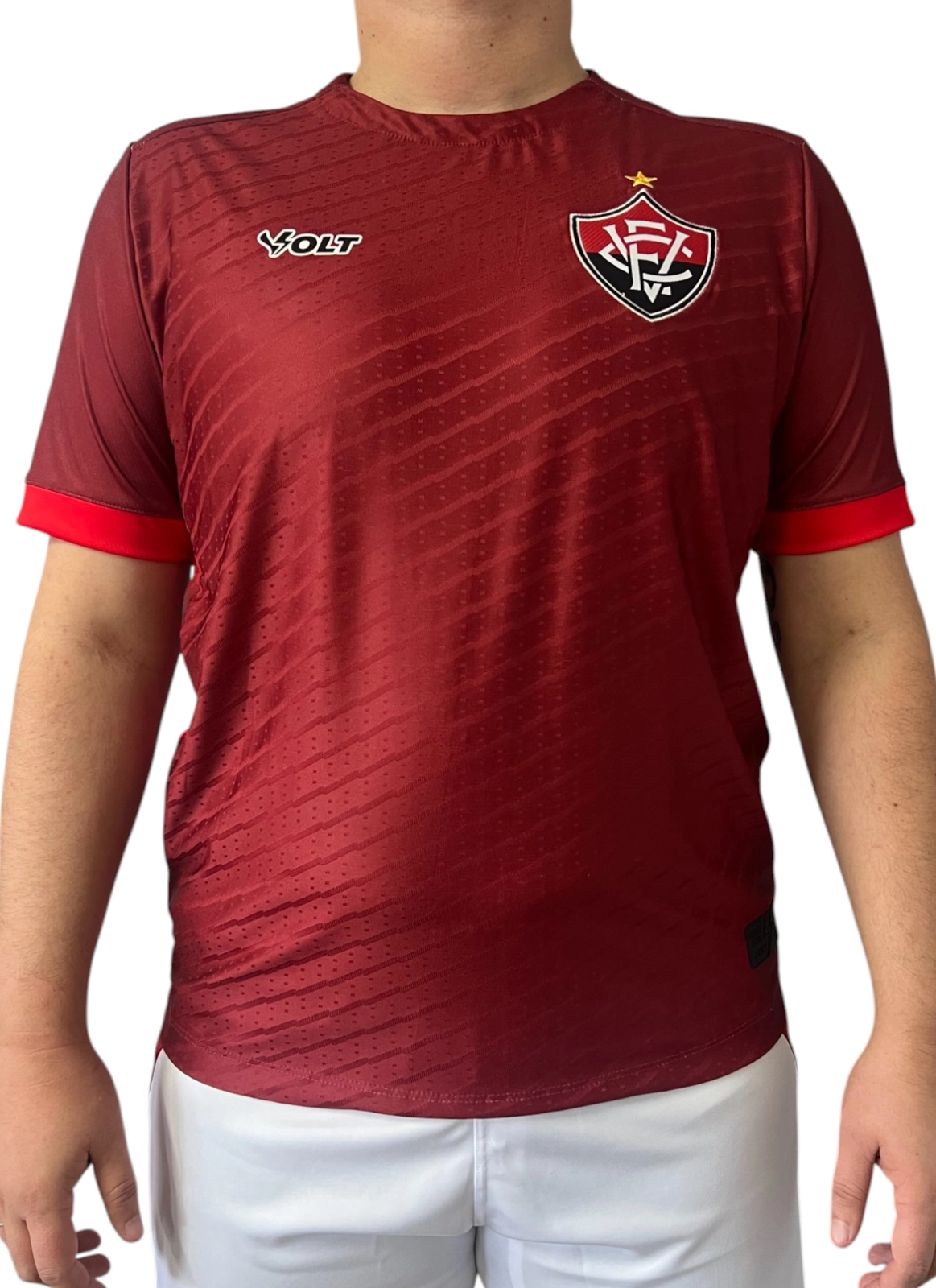 Camisa Goleiro 2 2025 Esporte Clube Vitória Masculina Bordô Volt