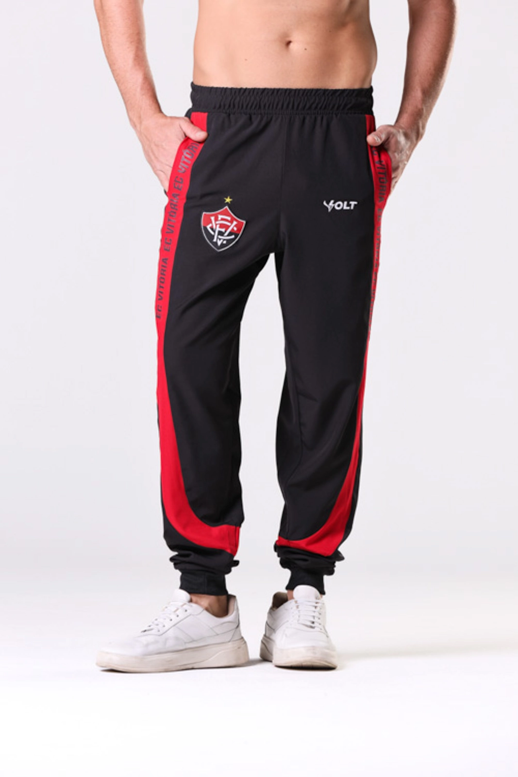 Calça Anos 90 Esporte Clube Vitória Masculino Rubro Negro Volt
